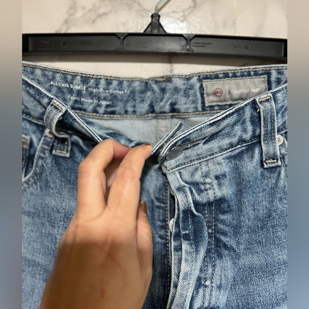 AG Jeans Alexxis Slim High Rise Vintage Fit  Contour 360  Size 32R - Picture 8 of 11